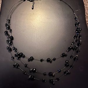 Black statement Necklace
